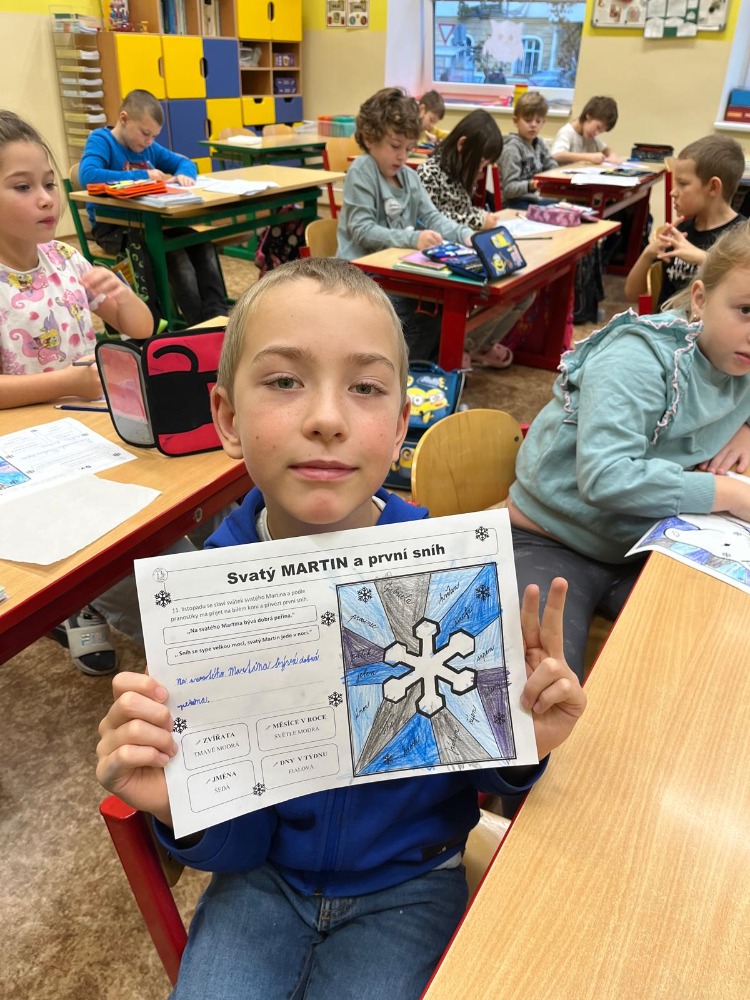 Matěj už se těší na sníh