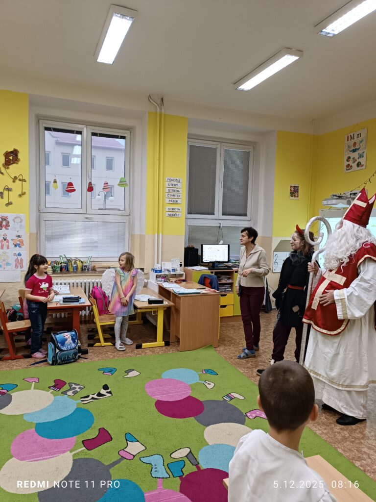 Mikuláš v 1.třídě