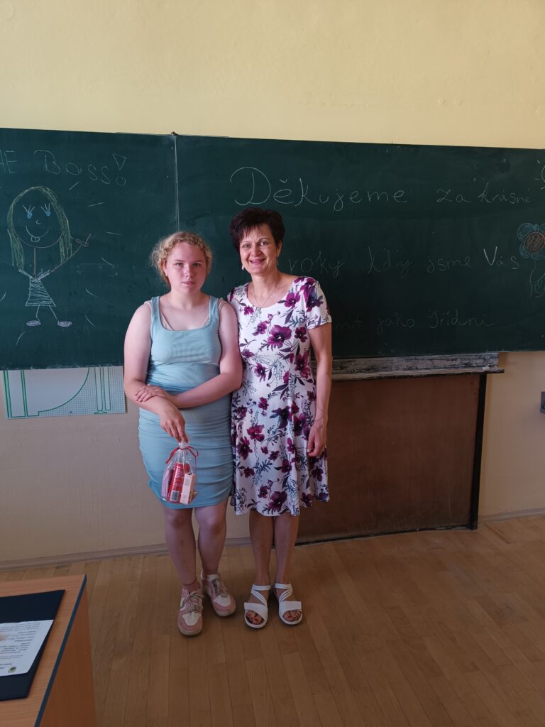 Petra s paní asistentkou